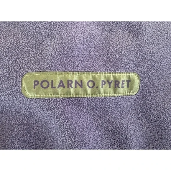 Polarn O. Pyret Kids Fleece Jacket Full Zip Lavender Patch Logo - size 2-3 - Picture 7 of 11